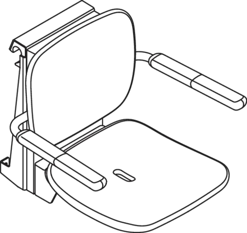 Einhängesitz „Serie 802 LifeSystem“ in Signalweiß glänzend / Signalweiß matt Einhängesitz „Serie 802 LifeSystem“ in Signalweiß glänzend / Signalweiß matt