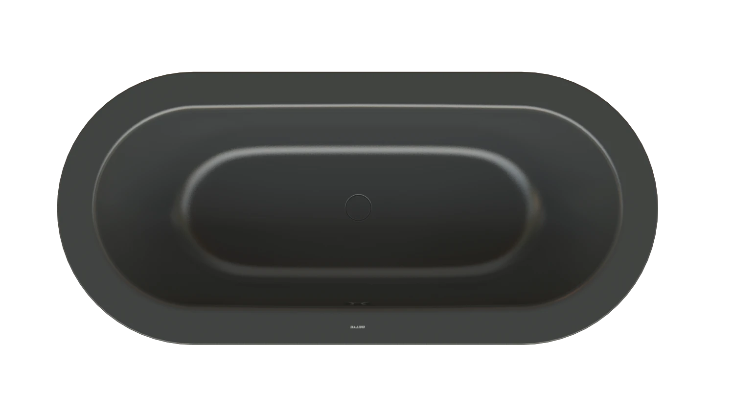 Bette oval Badewanne „BetteStarlet Oval Silhouette“ 165 × 75 cm in Ebony Bette oval Badewanne „BetteStarlet Oval Silhouette“ 165 × 75 cm in Ebony
