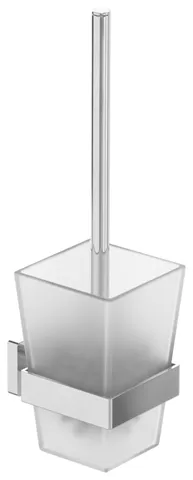 Villeroy & Boch Toilettenbürstengarnitur „Elements-Striking“ 11,8 cm in chrom, Befestigung verdeckt