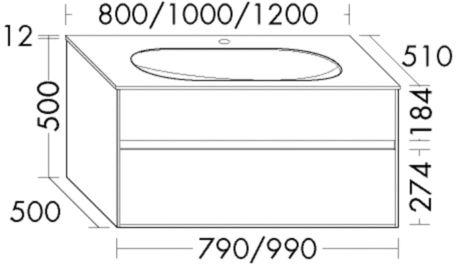 burgbad Badmöbelset „rc40Solitaire“ 124 × 55,2 cm in Steingrau Hochglanz