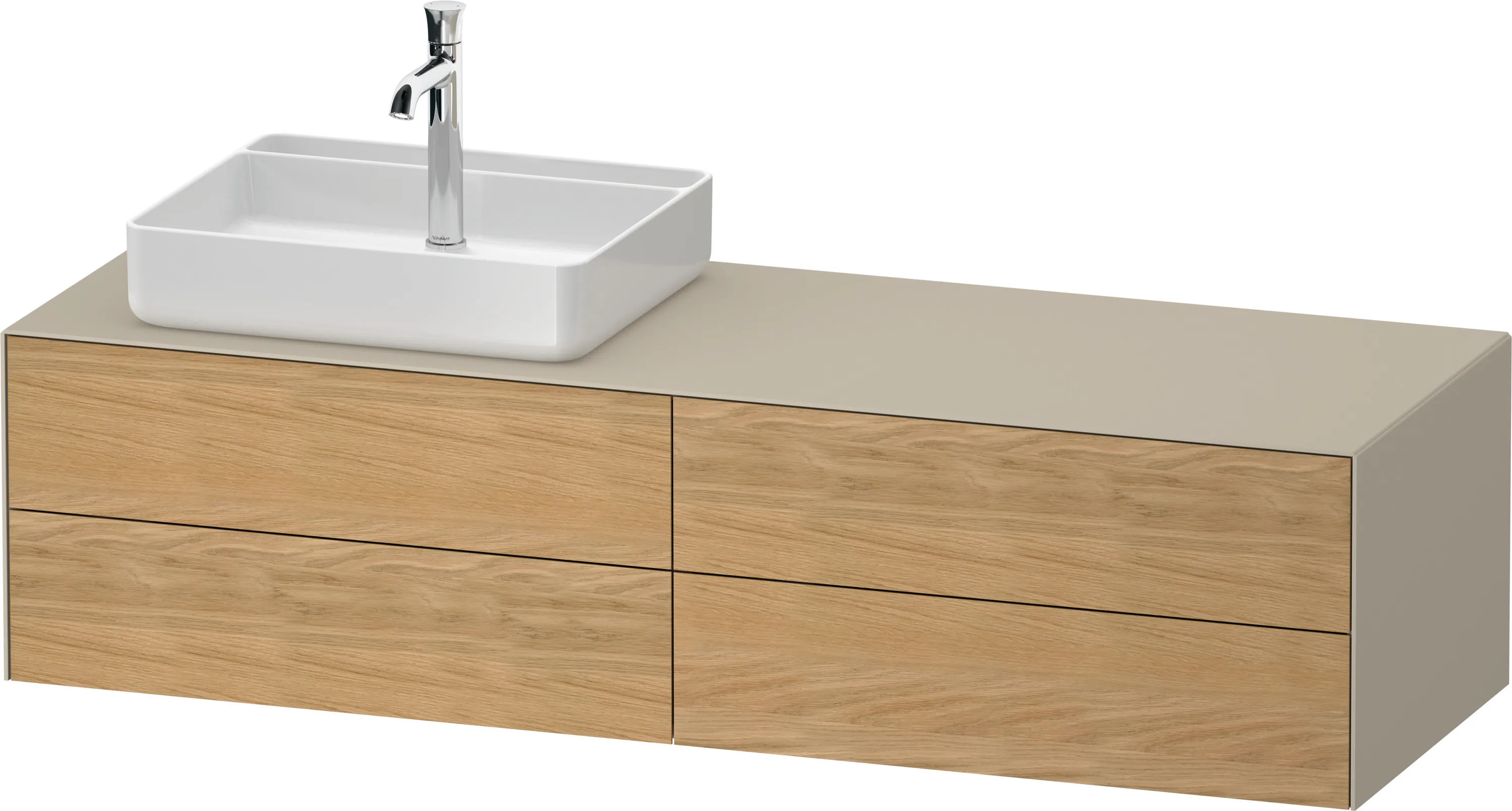 Duravit Waschtischunterschrank „White Tulip“, mit Beleuchtung