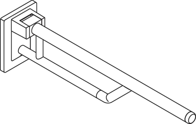 HEWI Stützklappgriff „System 800K“ HEWI Stützklappgriff „System 800K“
