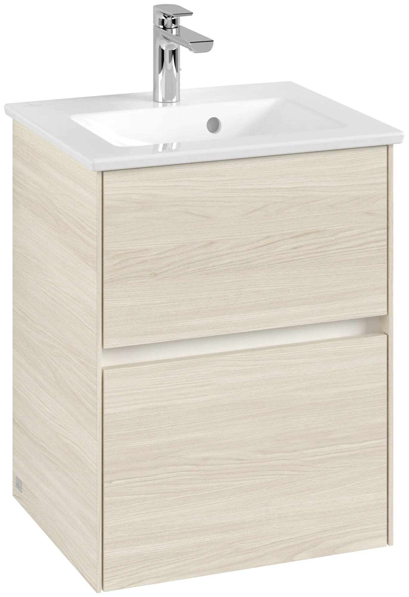 Villeroy & Boch Waschtischunterschrank „Collaro“ 472 × 610 × 404 mm White Oak, ohne Beleuchtung, für Becken mittig Villeroy & Boch Waschtischunterschrank „Collaro“ 472 × 610 × 404 mm White Oak, ohne Beleuchtung, für Becken mittig
