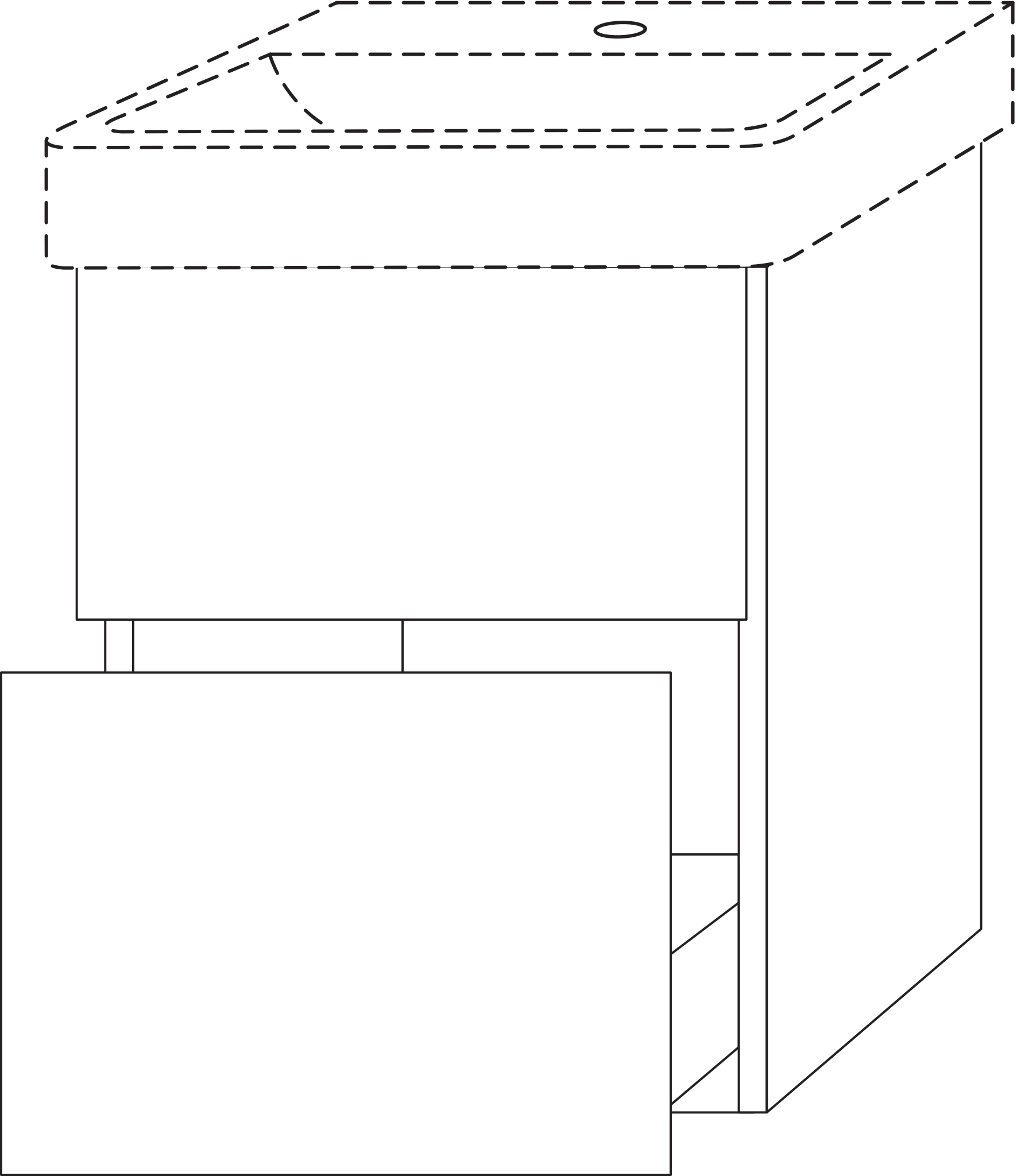 Sanipa Waschtischunterschrank „3way“ passend zu Keramik-Waschtische Collaro von Villeroy &Boch 450 × 588 × 377 mm in Anthrazit (matt) Sanipa Waschtischunterschrank „3way“ passend zu Keramik-Waschtische Collaro von Villeroy &Boch 450 × 588 × 377 mm in Anthrazit (matt)