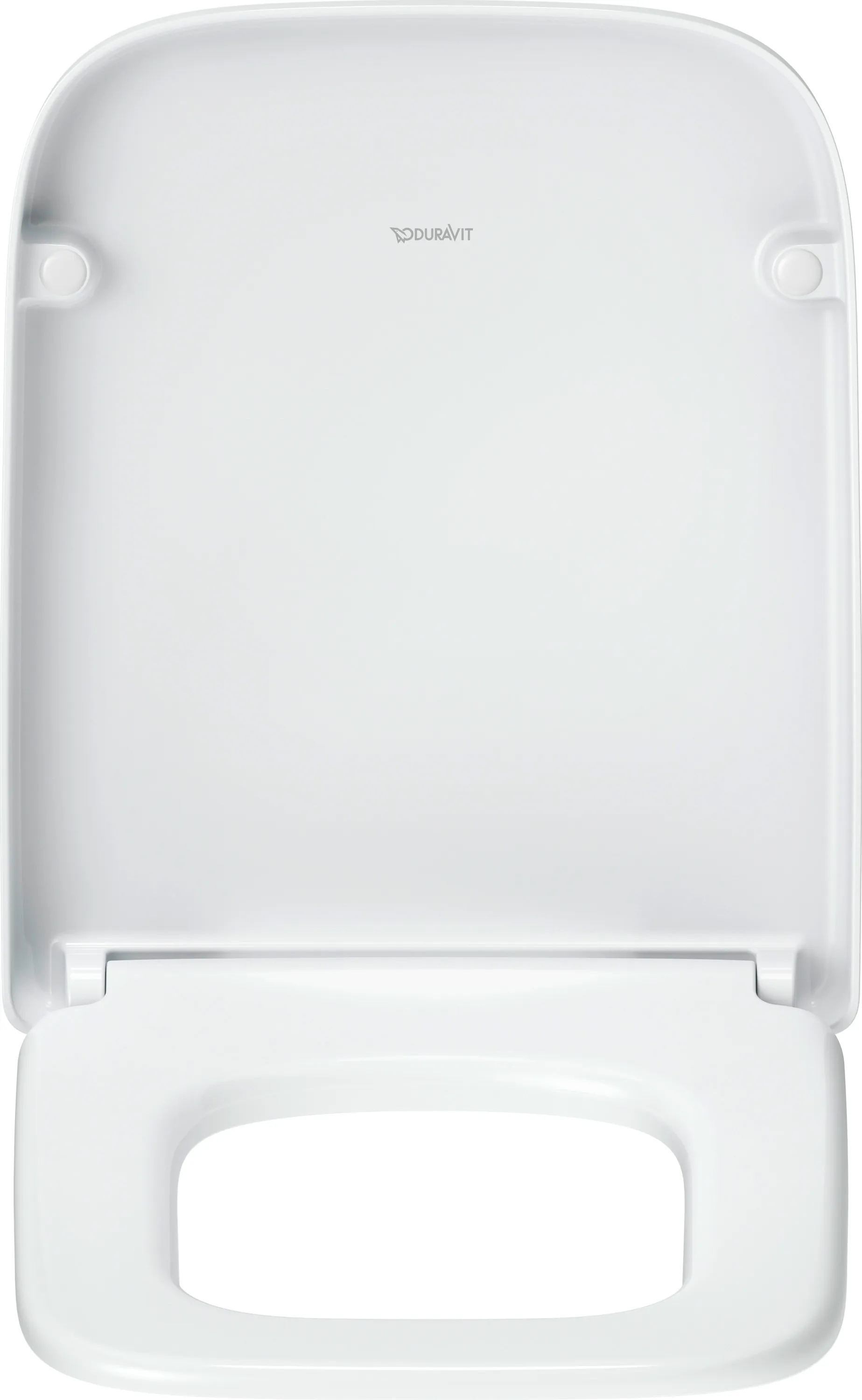 Duravit Univ. WC-Sitz Eckig Tief 438mm Ülap., Weiß