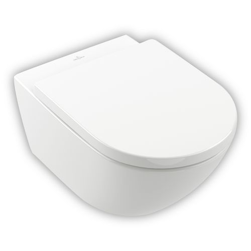 Set-Subway 3.0 WC CeramicPlus TwistFlush + WC-Sitz weiß, ViConnect E Mattchrom „Subway 3.0“