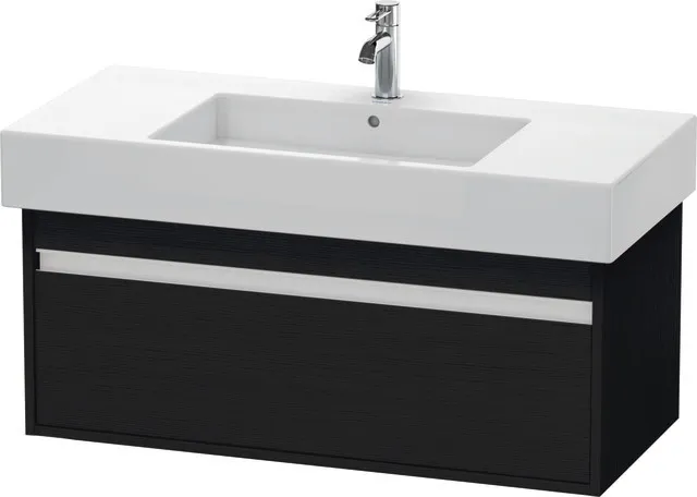 Duravit Waschtischunterschrank wandhängend „Ketho“ 100 × 41 × 45,5 cm Eiche Schwarz