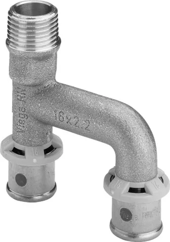 Viega „Sanfix P“ Fitting mit 3 Anschlüssen Viega „Sanfix P“ Fitting mit 3 Anschlüssen