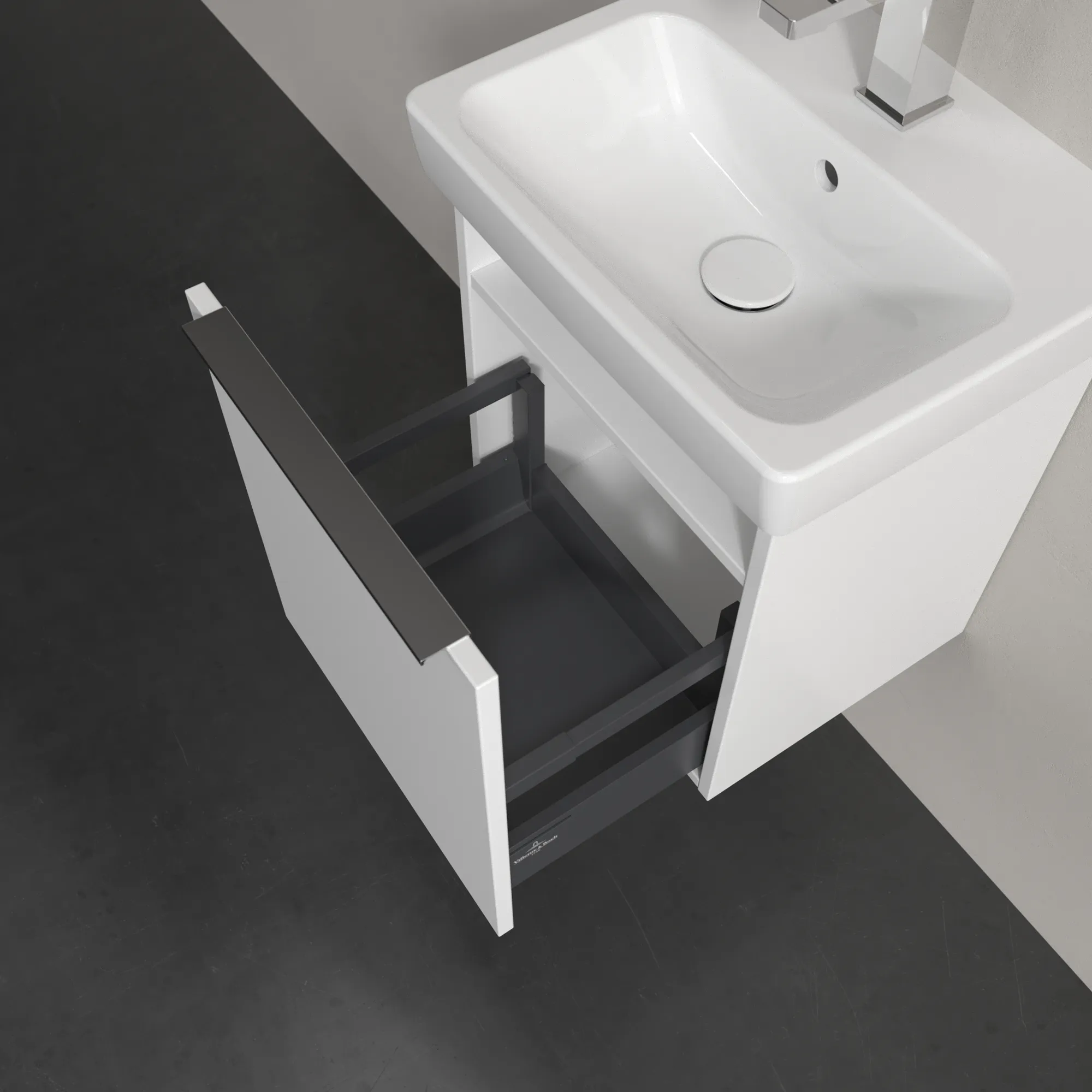 Villeroy & Boch Waschtischunterschrank „Architectura“ 400 × 470 mm Weiß Matt Villeroy & Boch Waschtischunterschrank „Architectura“ 400 × 470 mm Weiß Matt