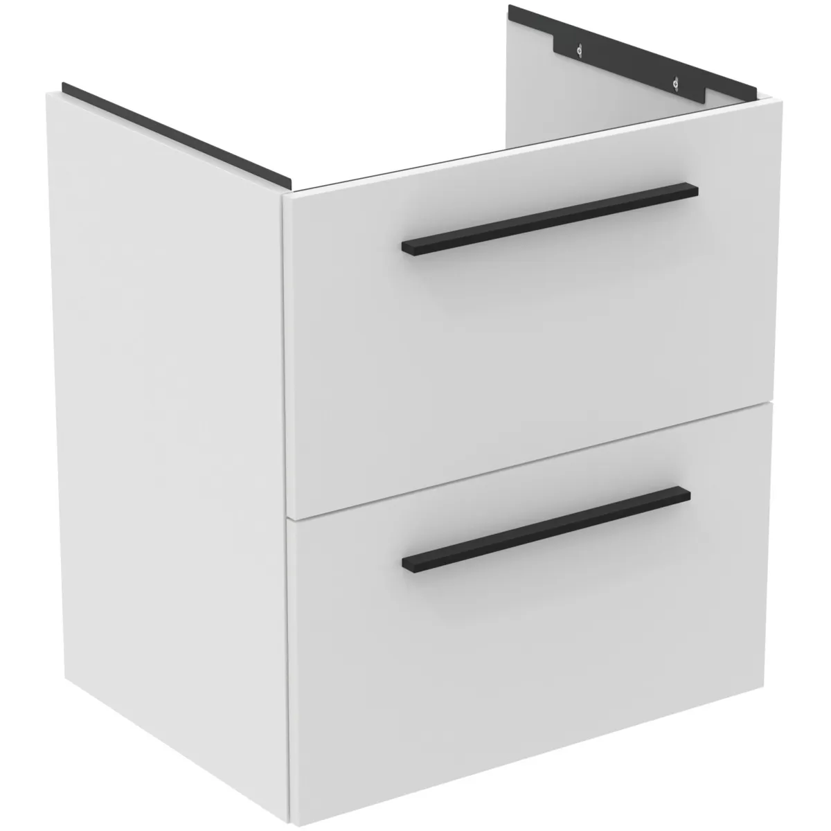 Waschtischunterschrank i.life A 2 Auszüge 580x440x630mm Weiß matt
