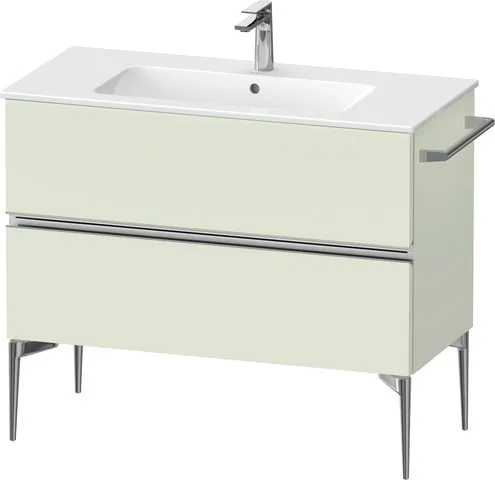 Duravit Waschtischunterschrank „Sivida“ 101 × 59,1 × 47,7 cm Blassgrün Matt