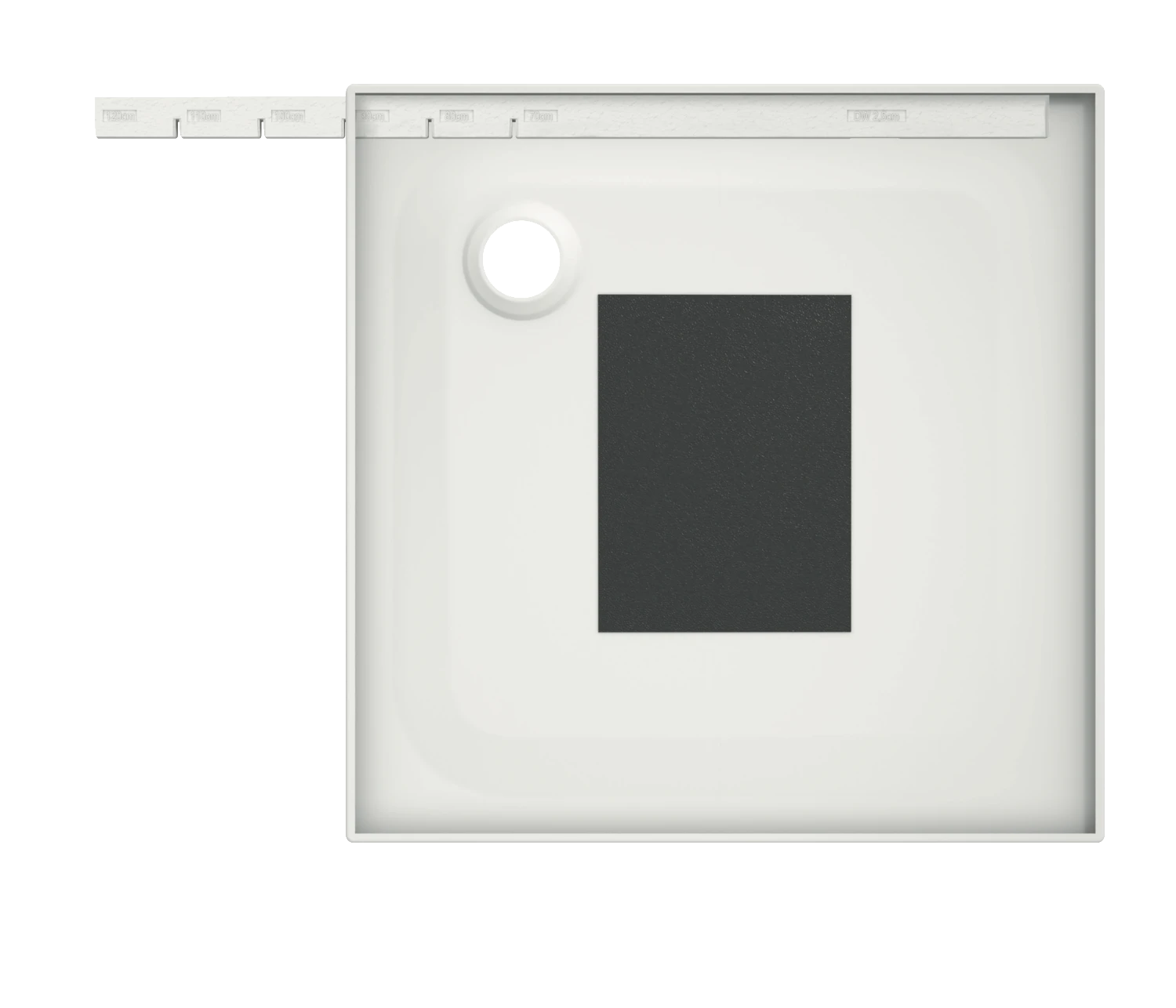 Minimum-Wannenträger Flex für DW 35 mm, 1140x185x75 mm, Expandiertes Polystyrol (EPS) Minimum-Wannenträger Flex für DW 35 mm, 1140x185x75 mm, Expandiertes Polystyrol (EPS)