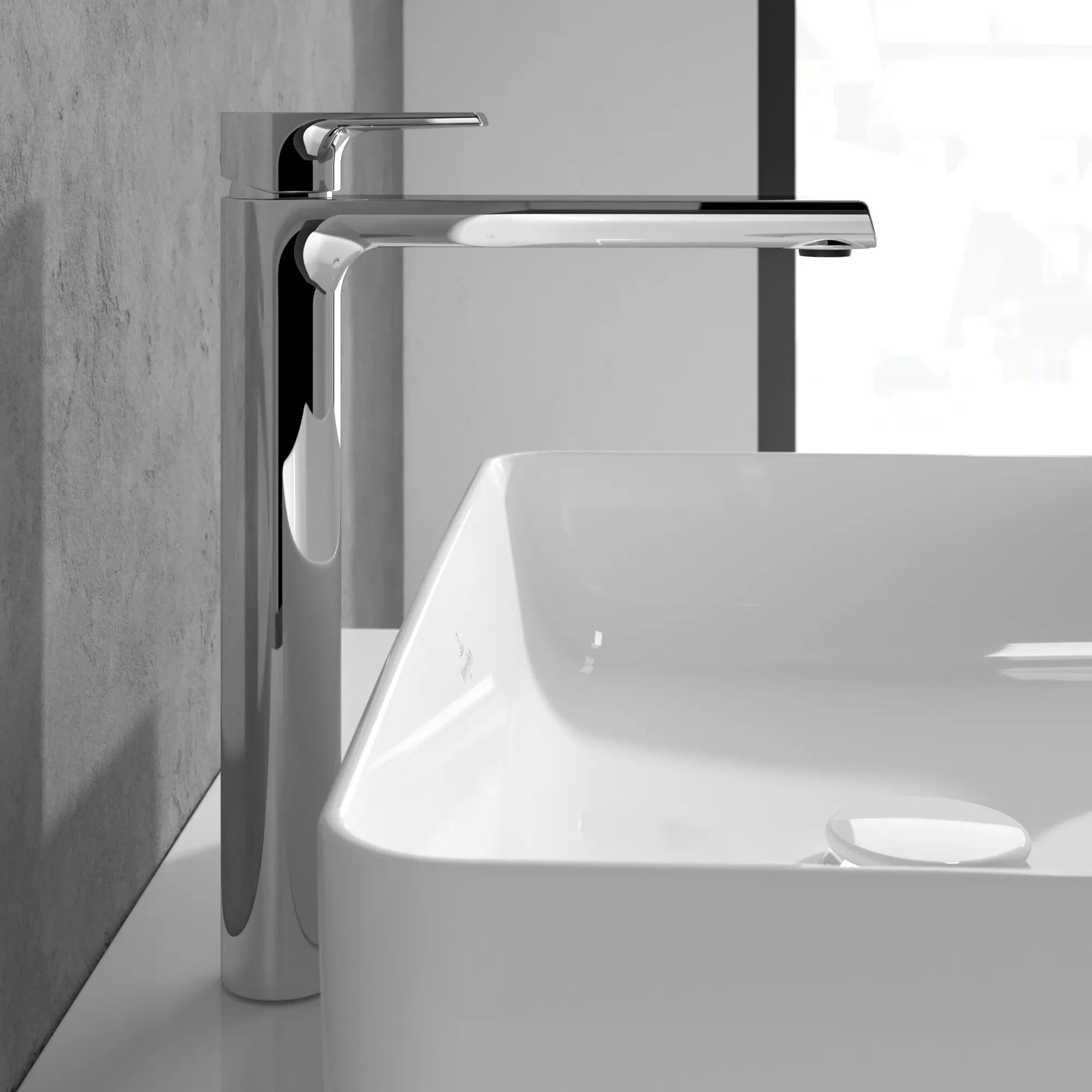 Einhand-Waschtischarmatur „Liberty“ 23,3 cm Ausladung 194 mm in Chrom Einhand-Waschtischarmatur „Liberty“ 23,3 cm Ausladung 194 mm in Chrom