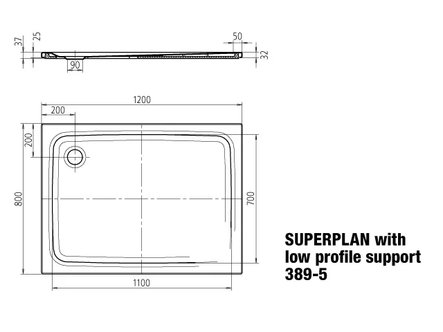 Kaldewei rechteck Duschwanne „Superplan Classic“ 120 × 80 cm mit Teilantislip, ohne Oberflächenveredelung, in bahamabeige Kaldewei rechteck Duschwanne „Superplan Classic“ 120 × 80 cm mit Teilantislip, ohne Oberflächenveredelung, in bahamabeige