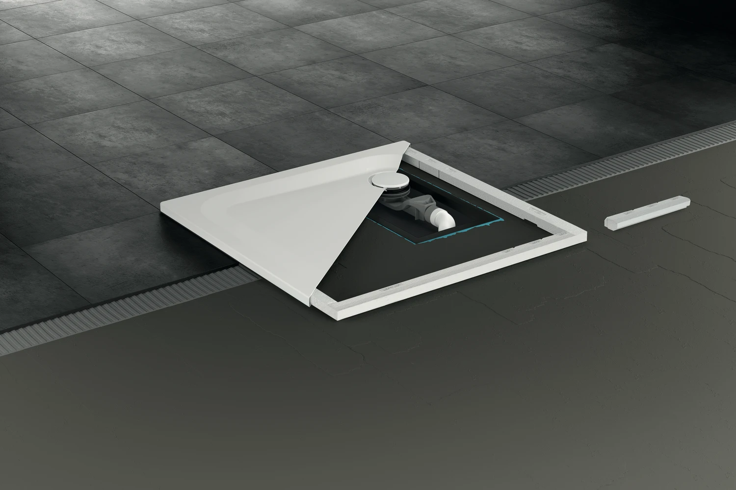 Minimum-Wannenträger Flex für DW 35 mm, 1140x185x75 mm, Expandiertes Polystyrol (EPS) Minimum-Wannenträger Flex für DW 35 mm, 1140x185x75 mm, Expandiertes Polystyrol (EPS)