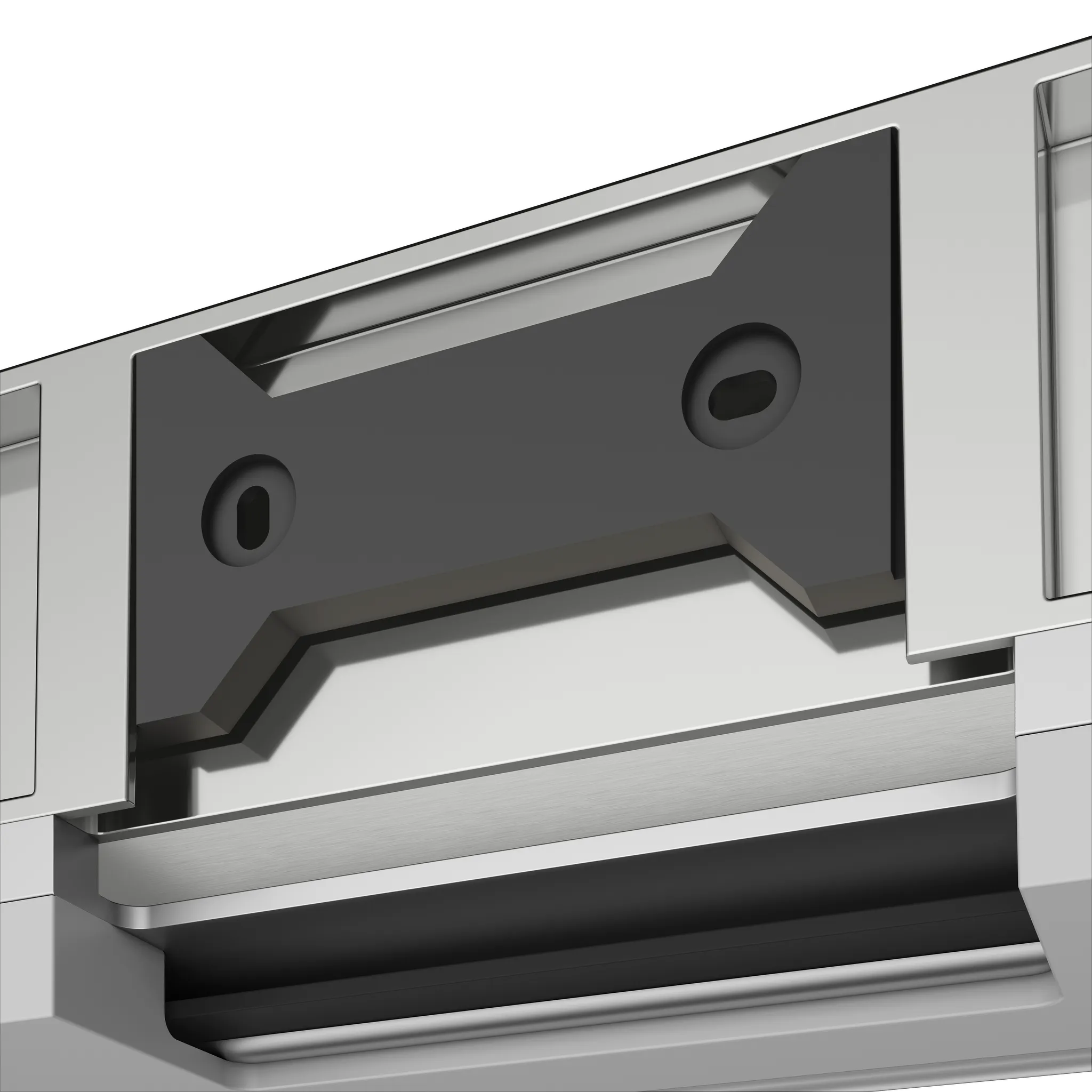 KEUCO EDITION 11 Duschablage mit Glasabzieher Edelstahl-finish / Alu