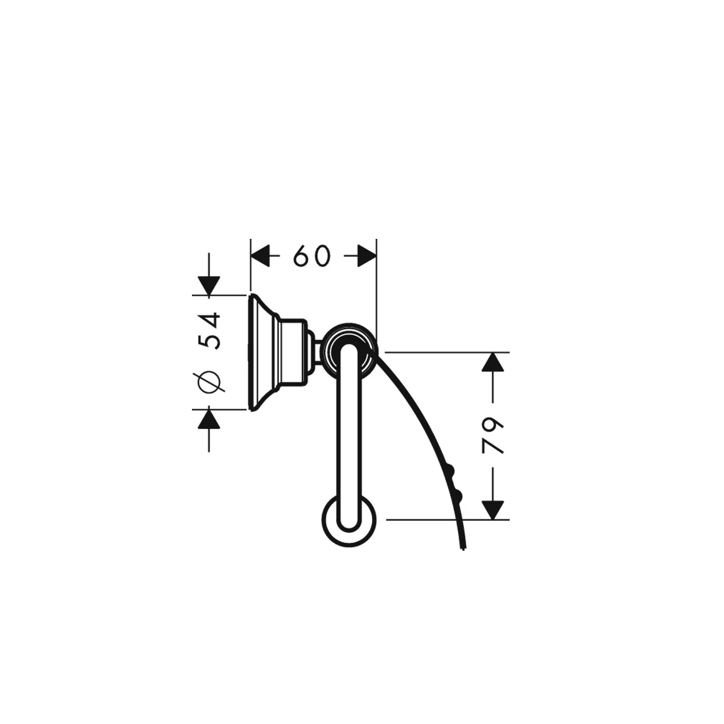 Papierrollenhalter Axor Montreux chrom Papierrollenhalter Axor Montreux chrom