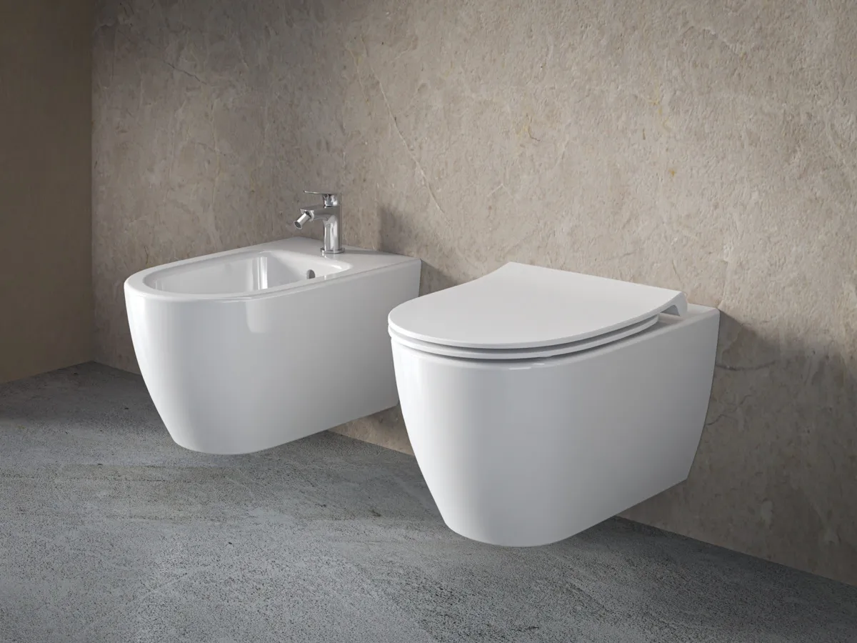 Ideal Standard Wandtiefspül-WC i.life O Hydro Twist Weiß