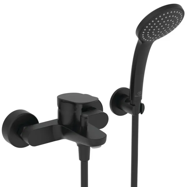 Einhand-Wannenarmatur „Ceralife O“ Ausladung 156 mm in Silk Black Einhand-Wannenarmatur „Ceralife O“ Ausladung 156 mm in Silk Black