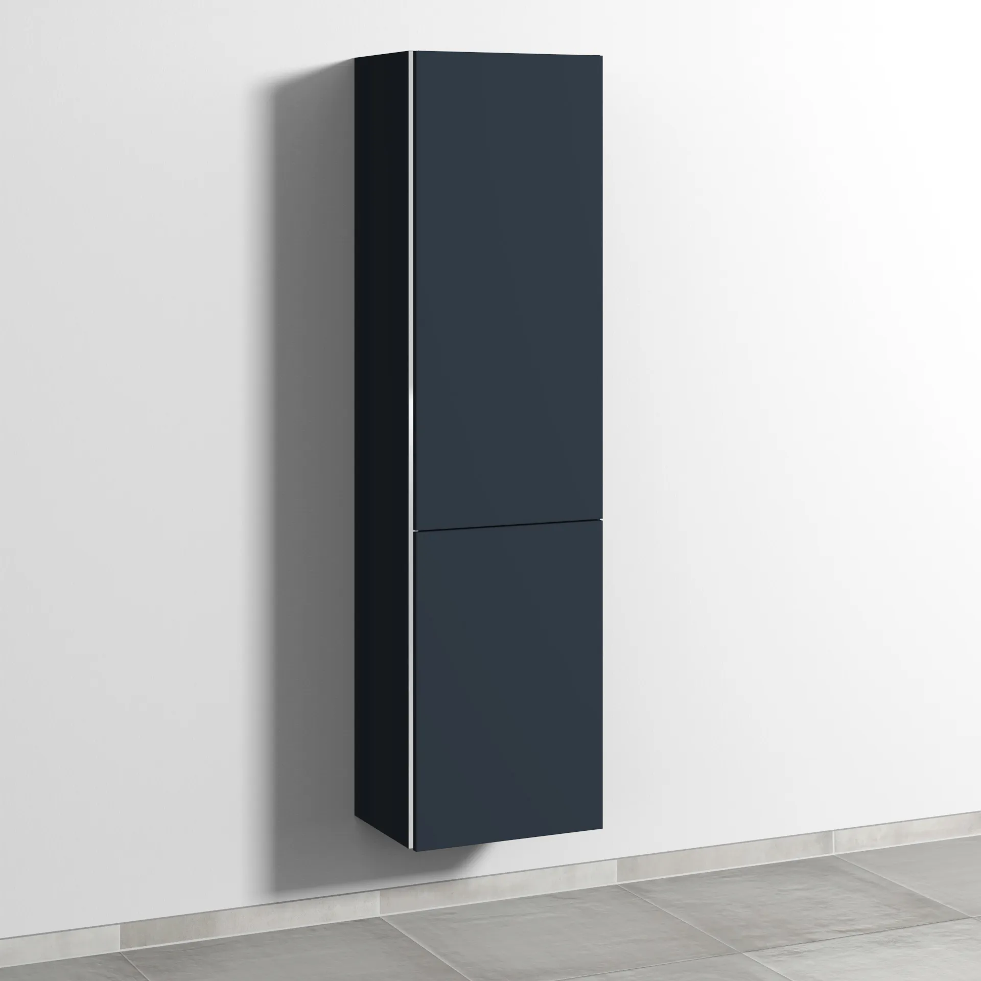 Sanipa Stauraumschrank „3way“ 450 × 1700 × 345 mm Anschlag rechts, in Marine (matt), Anschlag rechts
