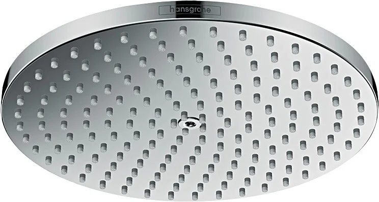 Hansgrohe Raindance S Kopfbrause PowderRain Chrom, 240 mm, verstellbarer Winkel, abnehmbare Strahlscheibe, für Durchlauferhitzer geeignet Hansgrohe Raindance S Kopfbrause PowderRain Chrom, 240 mm, verstellbarer Winkel, abnehmbare Strahlscheibe, für Durchlauferhitzer geeignet
