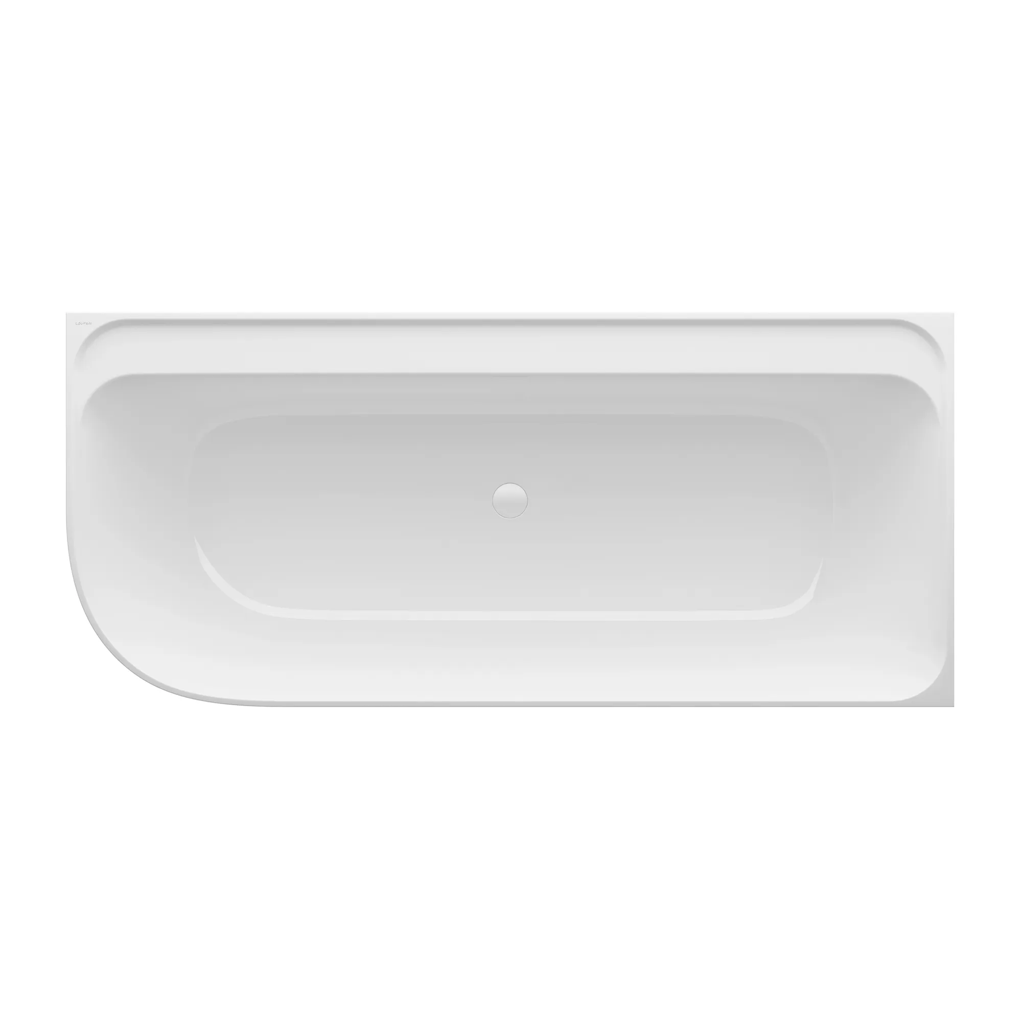 Laufen Badewanne MEDA 800x1800x590 Eckversion rechts, Marbond weiß Laufen Badewanne MEDA 800x1800x590 Eckversion rechts, Marbond weiß