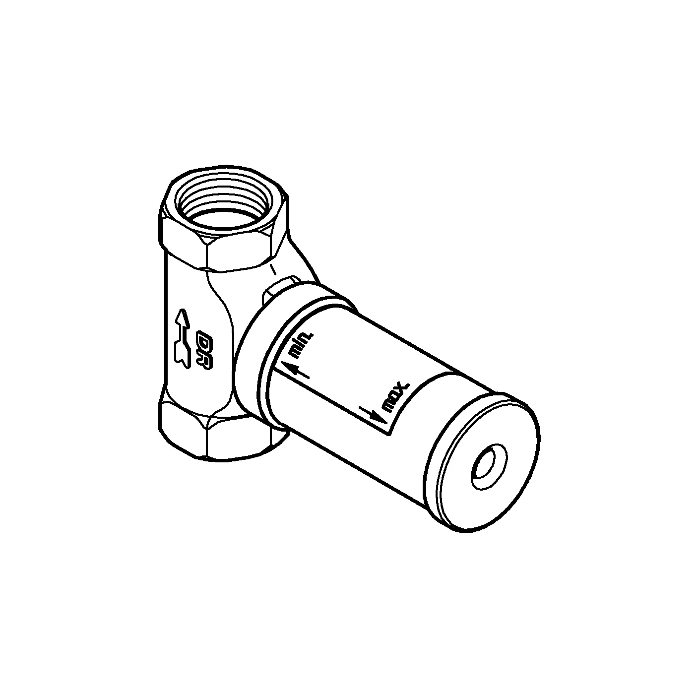 Grohe UP-Ventil Unterbau 29805_2 DN 25, vormontiertes Oberteil, kurze Spindel Grohe UP-Ventil Unterbau 29805_2 DN 25, vormontiertes Oberteil, kurze Spindel