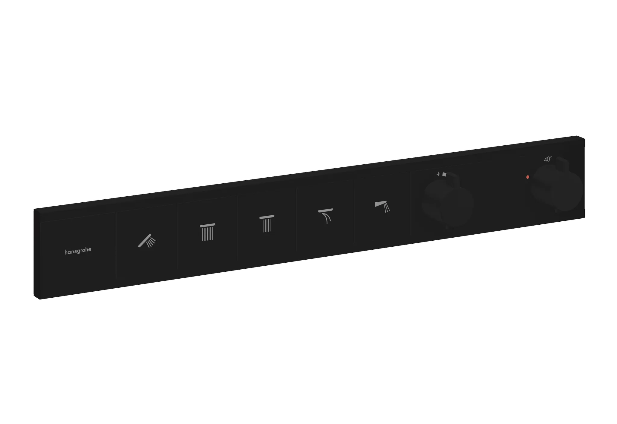 Hansgrohe RainSelect Thermostat Unterputz, 5 Verbraucher, mattschwarz Hansgrohe RainSelect Thermostat Unterputz, 5 Verbraucher, mattschwarz