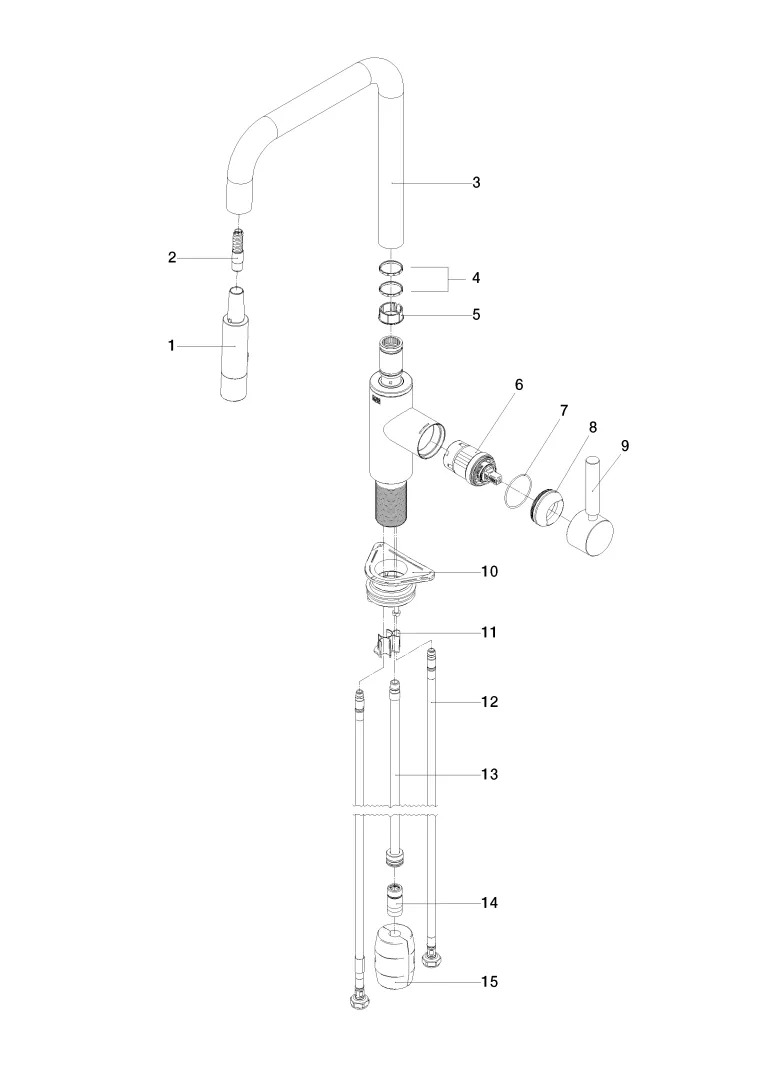 Dornbracht META SQUARE Einhebelmischer Pull-down mit Brausefunktion - Chrom Dornbracht META SQUARE Einhebelmischer Pull-down mit Brausefunktion - Chrom