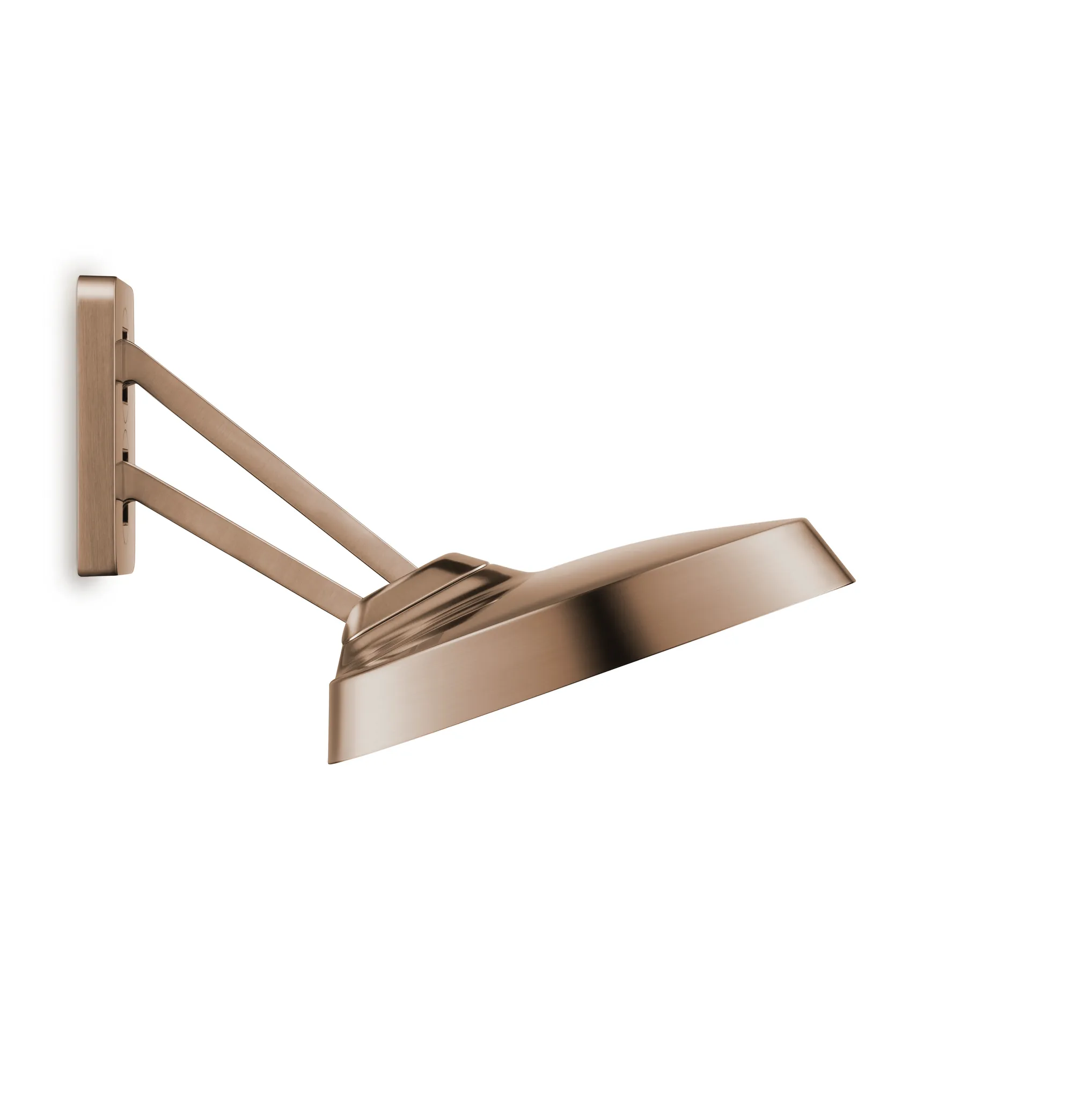 Hansgrohe AXOR ShowerSphere Kopfbrause 370/220 mm, 2-Jet mit beweglichem Brausearm, Brushed Bronze
