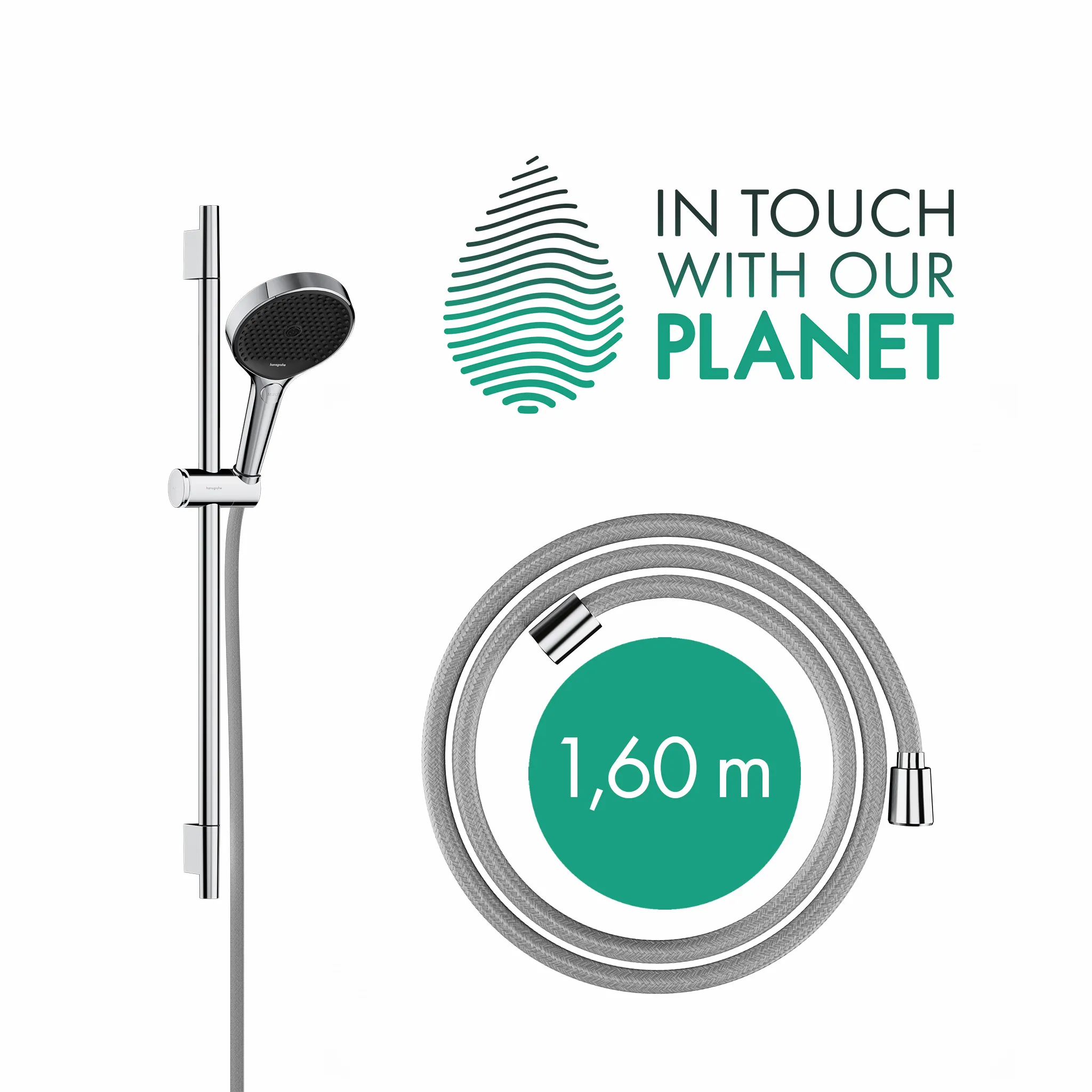 Hansgrohe Rainfinity Brauseset 130 3jet EcoSmart mit S Puro 65 cm, Chrom Hansgrohe Rainfinity Brauseset 130 3jet EcoSmart mit S Puro 65 cm, Chrom