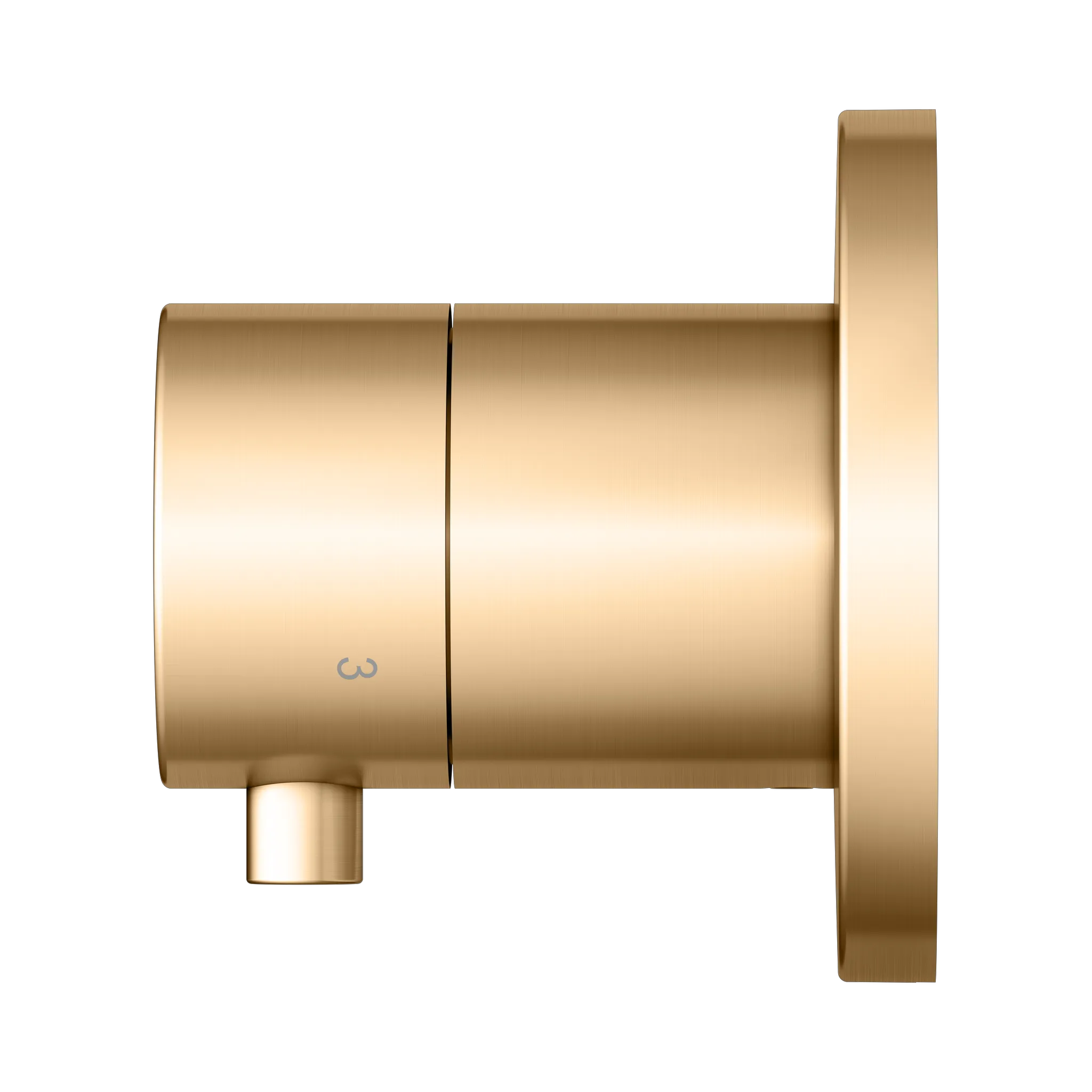 IXMO 3-Wege Umstellventil UP DN15 Messing gebürstet IXMO 3-Wege Umstellventil UP DN15 Messing gebürstet