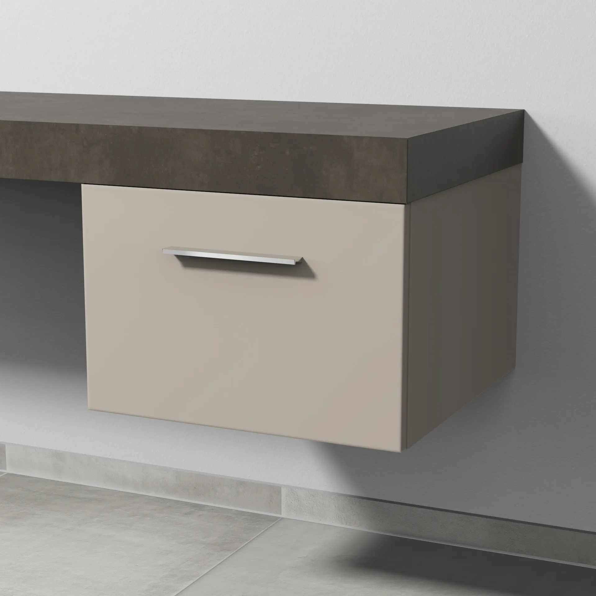 Sanipa Anbauschrank „2morrow“ 500 × 340 × 520 mm in Kaschmir (matt)