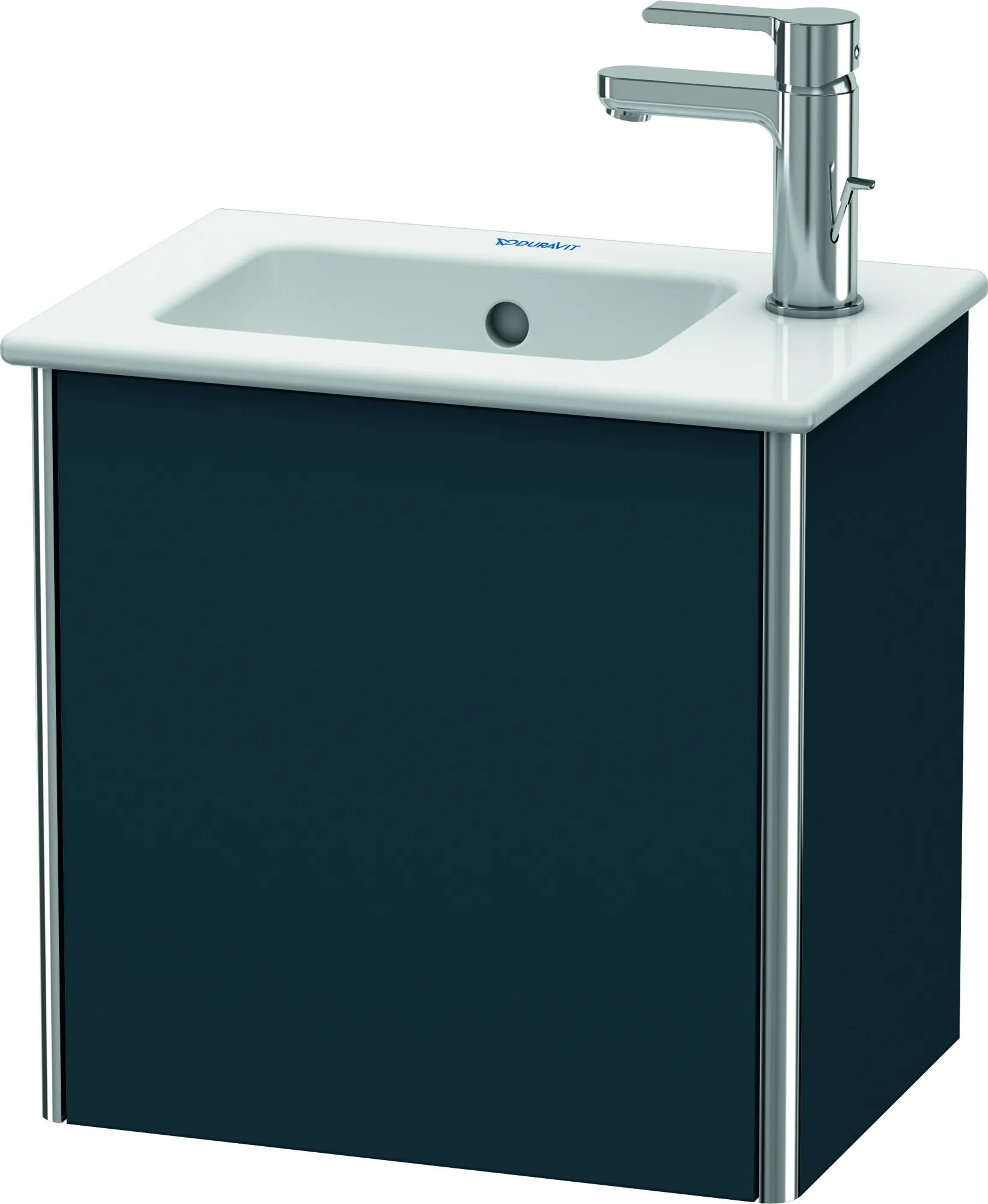 Duravit Waschtischunterschrank wandhängend „XSquare“ 41 × 40 × 28,9 cm Nachtblau Seidenmatt