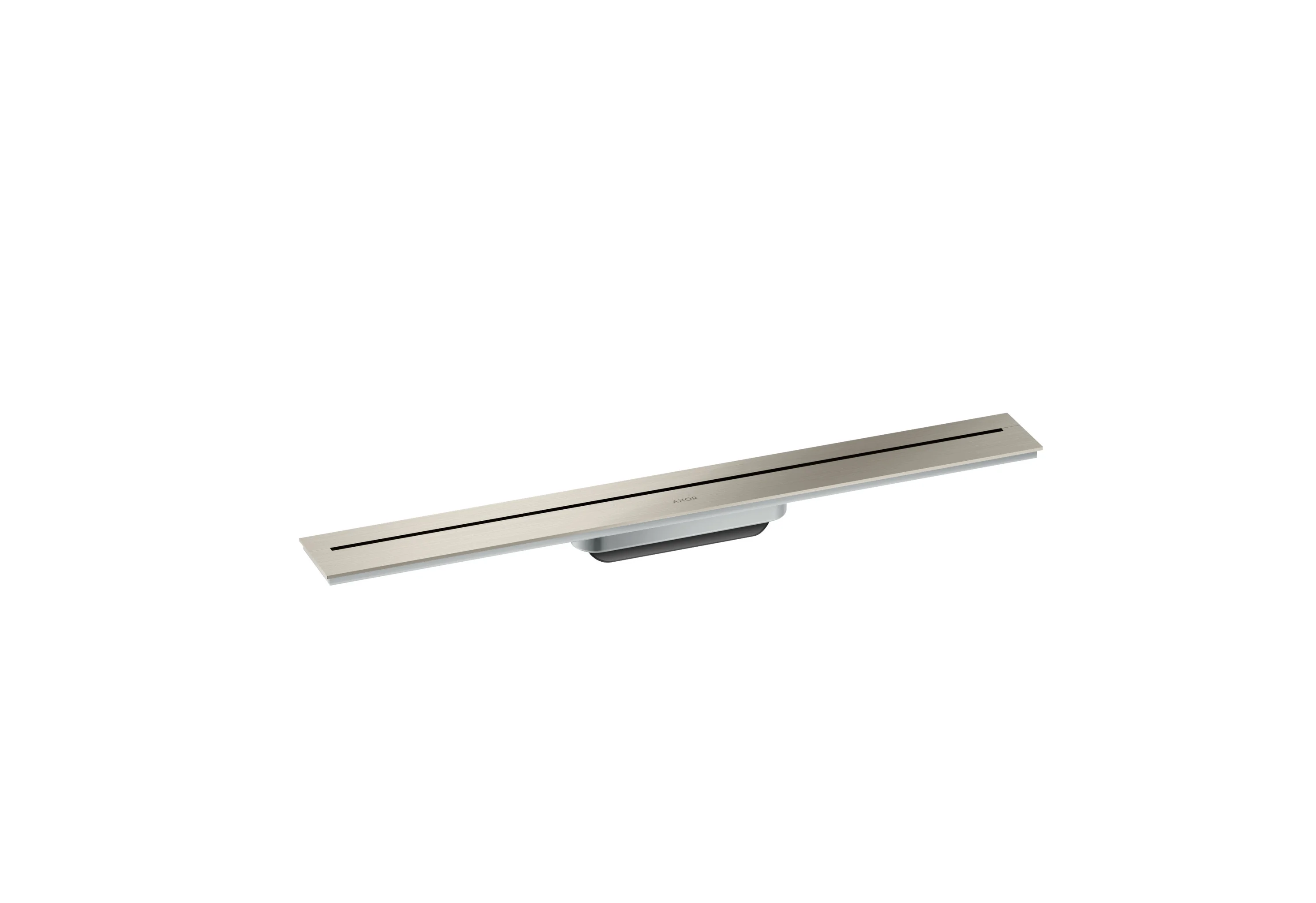 Hansgrohe AXOR Drain Fertigset Duschrinne 700 mm Edelstahl wandangebunden, höhenverstellbar bis 18 mm Fliesenstärke, wasserloses Siphonsystem
