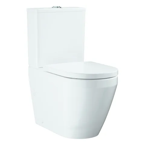 Stand-WC-Kombination Set Euro Keramik 102513, mit WC (102 489 SH00), Aufsatzspülkasten (102 503 SH00), WC-Sitz mit Deckel Soft Close (102 501 SH00), alpinweiß Stand-WC-Kombination Set Euro Keramik 102513, mit WC (102 489 SH00), Aufsatzspülkasten (102 503 SH00), WC-Sitz mit Deckel Soft Close (102 501 SH00), alpinweiß