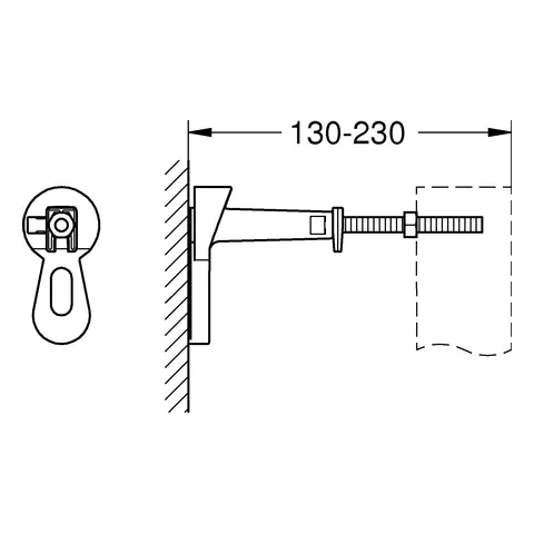 Grohe Rapid SL Wandwinkel, Vorwand-Montage, 2 Stück Grohe Rapid SL Wandwinkel, Vorwand-Montage, 2 Stück