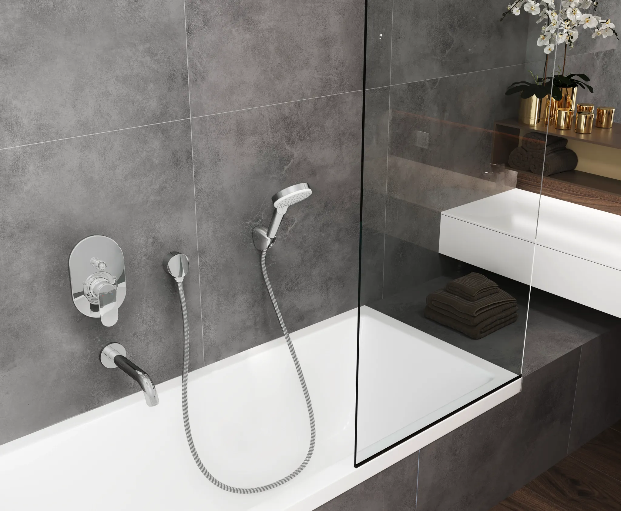 Hansgrohe Vernis Blend Wanneneinlauf, Chrom Hansgrohe Vernis Blend Wanneneinlauf, Chrom