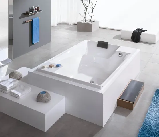 Hoesch Badewanne „Santee“ rechteck 190 × 120 cm in Weiß