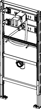 Urinalmodul TECEprofil mit TECE-Spülergehäuse Urinalmodul TECEprofil mit TECE-Spülergehäuse
