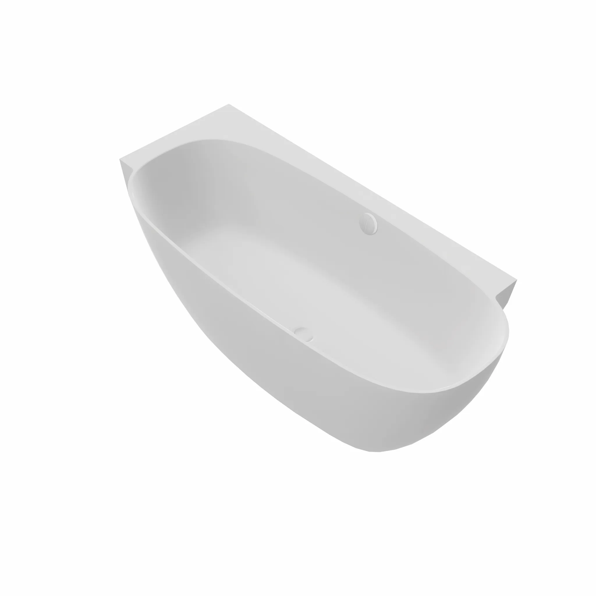 Hoesch Badewanne „LaBrillante“ vorwand rechteck 180 × 80 cm, links in Weiß Hoesch Badewanne „LaBrillante“ vorwand rechteck 180 × 80 cm, links in Weiß