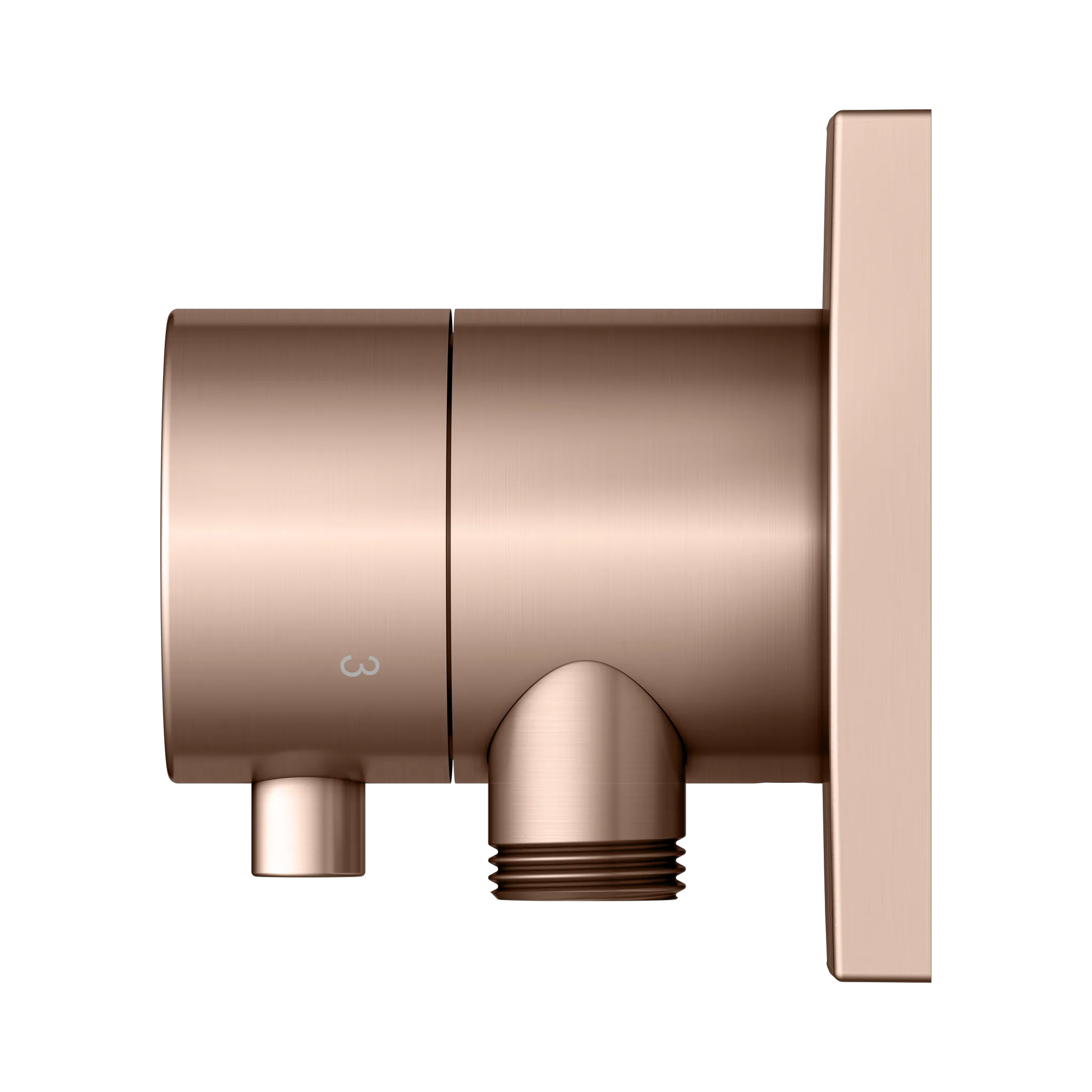 IXMO 3-Wege Umstellventil UP DN15 IXMO Comfort, eckig Rotgold geb. IXMO 3-Wege Umstellventil UP DN15 IXMO Comfort, eckig Rotgold geb.