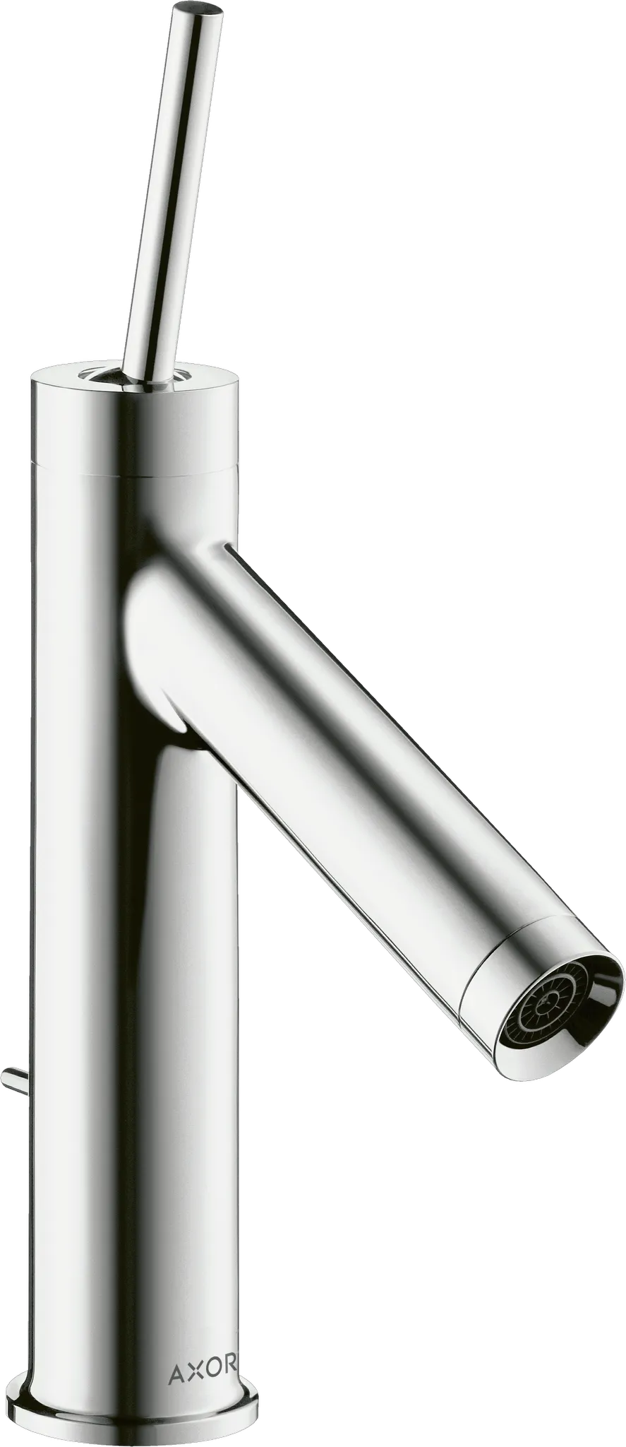 Hansgrohe AXOR Starck Einhebel-Waschtischmischer 90 mit Pingriff und Zugstangen-Ablaufgarnitur, Chrom Hansgrohe AXOR Starck Einhebel-Waschtischmischer 90 mit Pingriff und Zugstangen-Ablaufgarnitur, Chrom