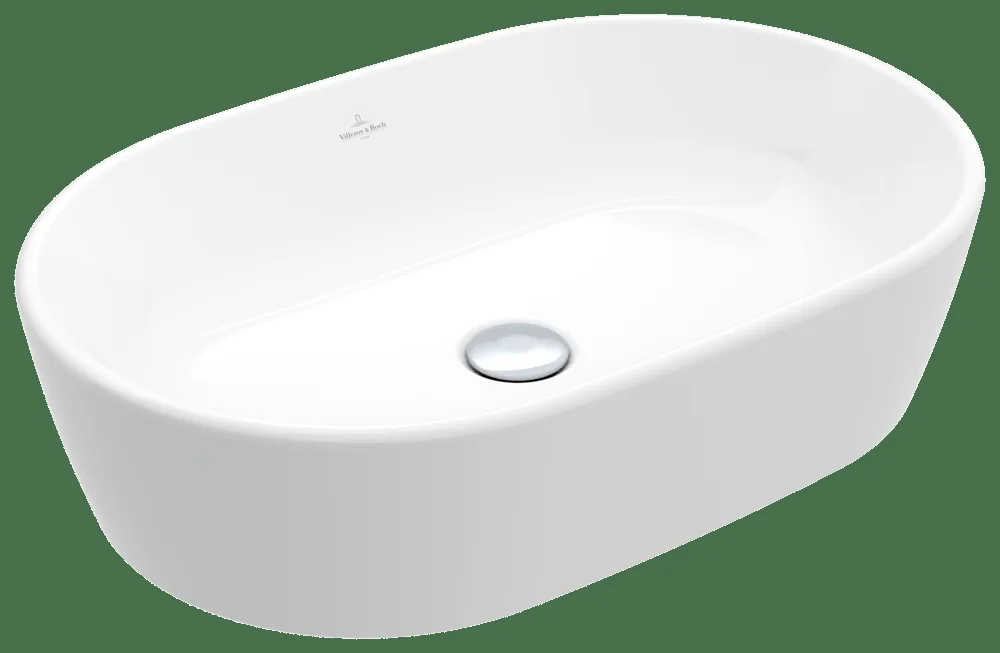 Villeroy & Boch Architectura Aufsatzwaschbecken 5A2661 600x400mm Oval o. ÜL. Weiß Alpin