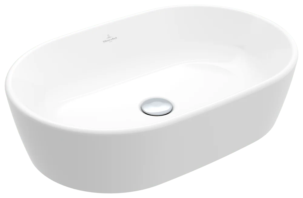Villeroy & Boch Architectura Aufsatzwaschbecken 5A2660 600x400mm Oval m. ÜL. Weiß Alpin