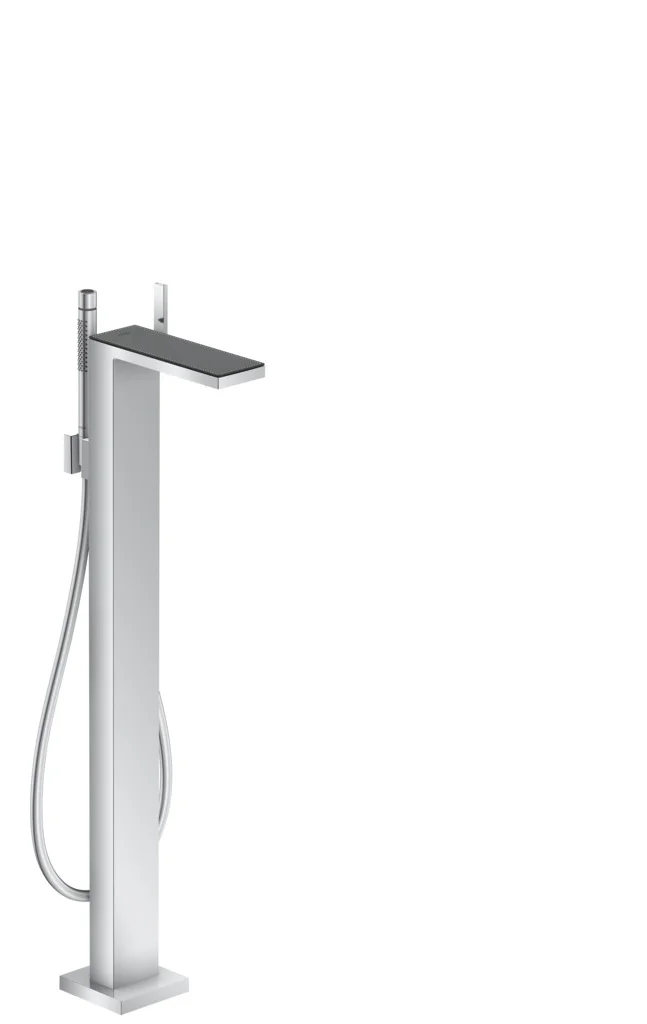 Hansgrohe AXOR MyEdition Einhebel-Wannenmischer bodenstehend, Chrom, Ausladung 196 mm