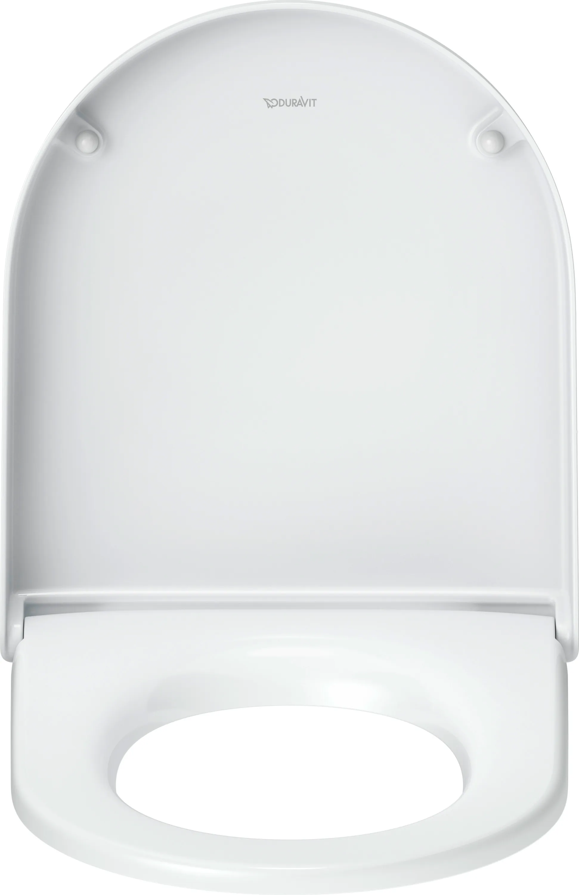 Duravit Univ.WC-Sitz D-shaped comp 432mm Ülap Absenkaut. abnehmb. Scharn. Edelst. We
