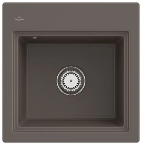 Villeroy & Boch Einbau-Küchenspülbecken „Subway Style“ 50 S 500 × 510 × 220 mm, für Becken rechts in Timber Villeroy & Boch Einbau-Küchenspülbecken „Subway Style“ 50 S 500 × 510 × 220 mm, für Becken rechts in Timber