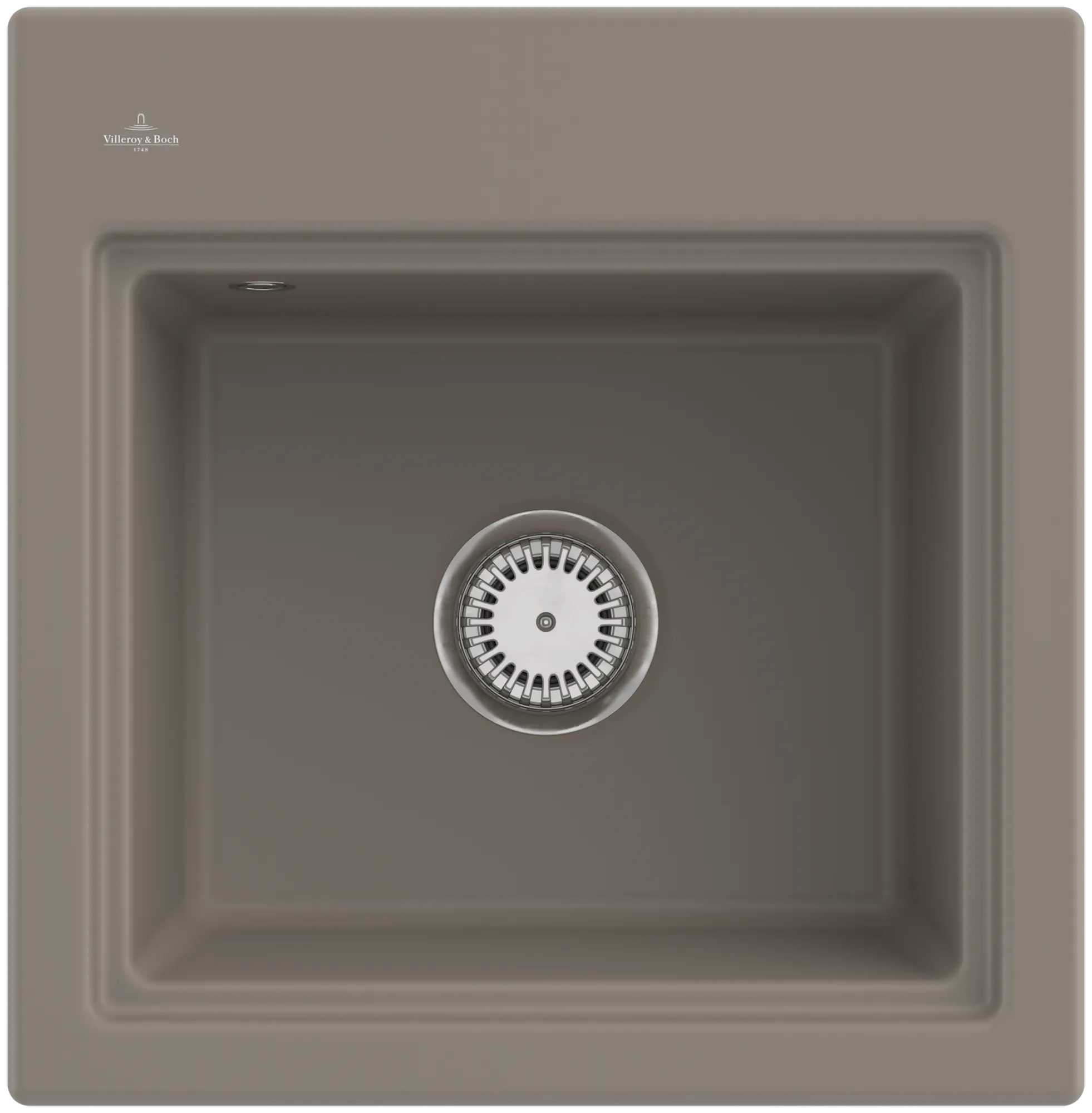 Villeroy & Boch Einbau-Küchenspülbecken „Subway Style“ 50 S 500 × 510 × 220 mm, für Becken rechts in Timber Villeroy & Boch Einbau-Küchenspülbecken „Subway Style“ 50 S 500 × 510 × 220 mm, für Becken rechts in Timber