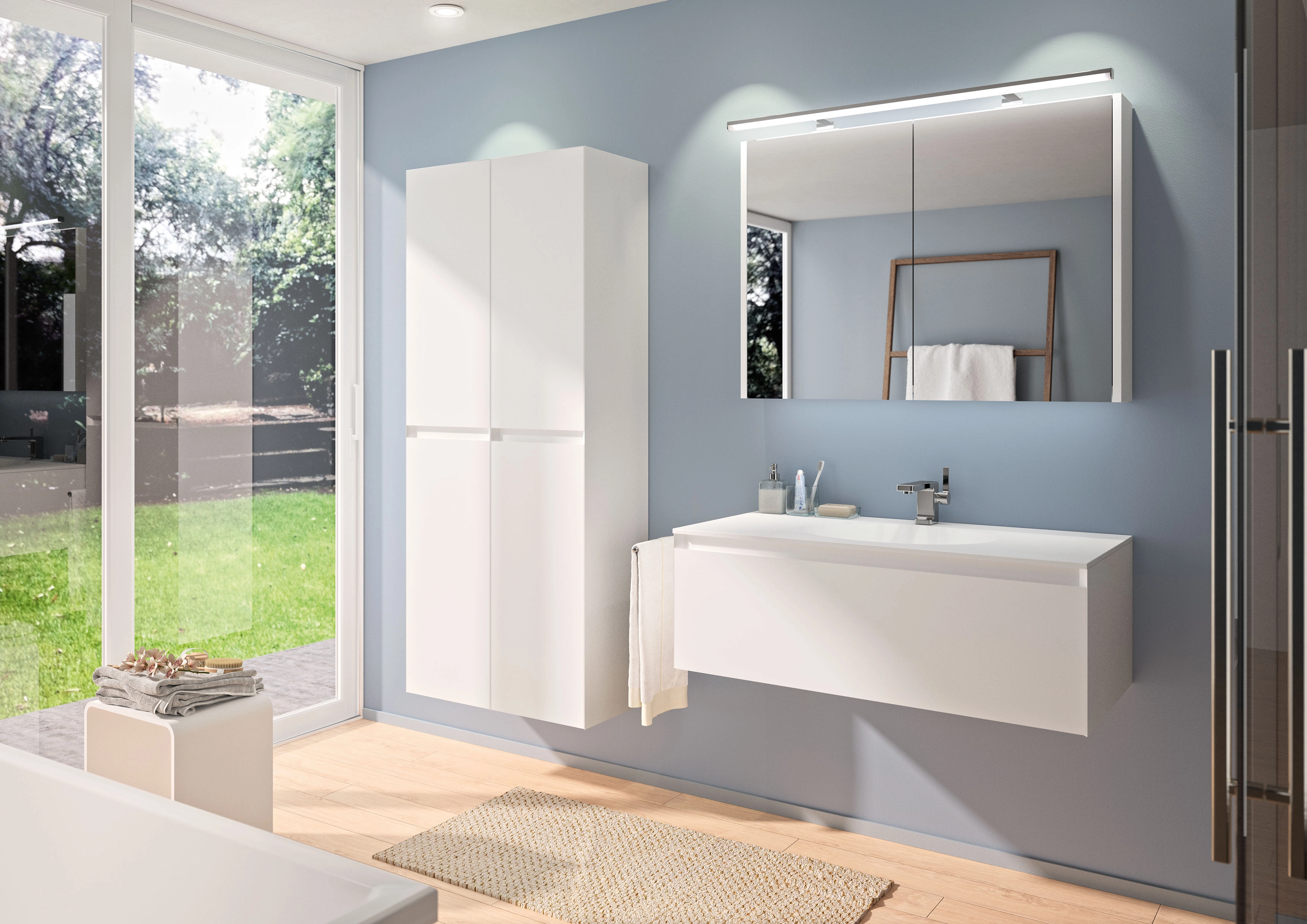 repaBAD Waschtischunterschrank „Cube 52“ 1200 × 350 × 520 mm in Space Grey Matt repaBAD Waschtischunterschrank „Cube 52“ 1200 × 350 × 520 mm in Space Grey Matt